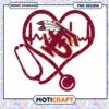 Heart and Stethoscope PNG Design for Instant Download