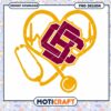 Heart and Stethoscope Graphic PNG Design Download