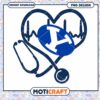 Health Heartbeat Medical Stethoscope PNG Design Download