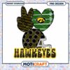 Hawkeyes Love Graphic PNG Design for Instant Download