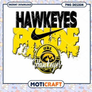 Hawkeyes Pride PNG Design for Iowa Fans Downloadable Art