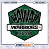 Hawaii Warriors Vintage Logo PNG Instant Download Design