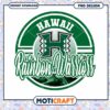 Hawaii Rainbow Warriors Team Spirit PNG Download Design