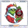 Grinch Ohio State Christmas Ornament PNG Design Download