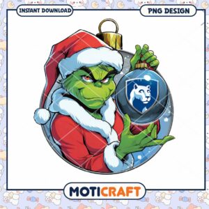 Grinch Christmas PNG Design for Instant Download Gift