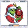 Grinch Christmas Ornament NC State PNG Instant Download