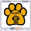 Green Bay Packers Dog Paw PNG