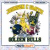 Golden Bulls PNG Design for Johnson C Smith Fans