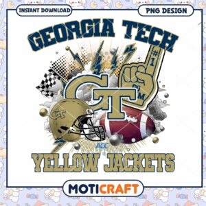 Georgia Tech Yellow Jackets PNG Instant Download Design