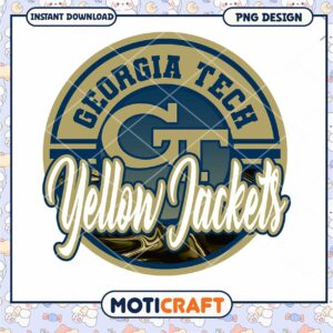 Georgia Tech Yellow Jackets PNG Graphic Design Download
