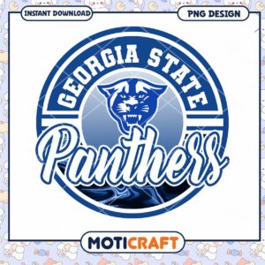 Georgia State Panthers Logo PNG Instant Download Design