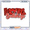Georgia Bulldogs Love PNG Design
