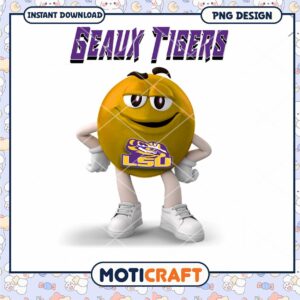 Geaux Tigers LSU PNG Design Instant Download Artwork