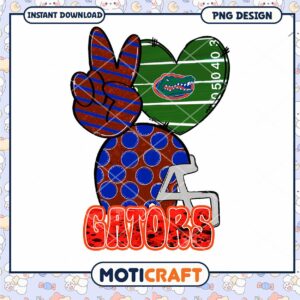 Gators PNG Design for Fans Instant Download Art Print