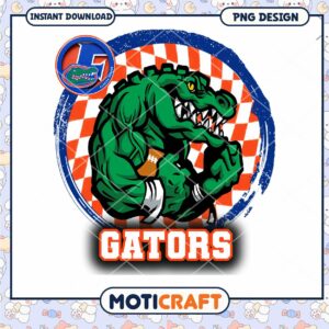 Gators Football Team Logo PNG Instant Download Design