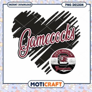 Gamecocks South Carolina PNG Design Instant Download