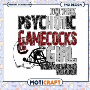 Gamecocks Girl PNG Design for Fans and Supporters