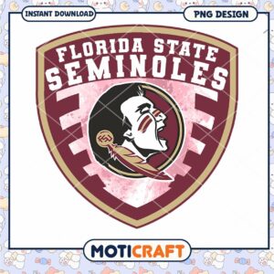 Florida State Seminoles Logo PNG Instant Download Design