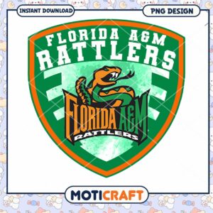 Florida A&M Rattlers Logo Design Instant Download PNG
