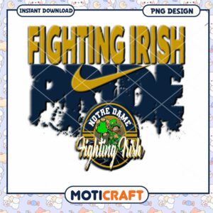 Fighting Irish Pride PNG for Fans of Notre Dame Sports