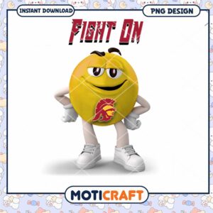 Fight On Cheerful Character PNG Design Downloadable Art