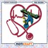 Falcons Heartbeat Stethoscope PNG Design Download