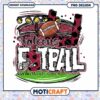 Falcons Football PNG Design Instant Download Art