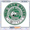 Eastern Michigan Eagles Team Drinking PNG Design Download