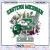 Eastern Michigan Eagles PNG Design Instant Download Art