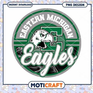 Eastern Michigan Eagles PNG Clipart for Instant Download