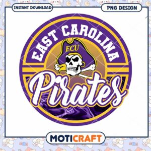 East Carolina Pirates Instant Download PNG Design