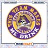 East Carolina Pirates Makes Me Drink PNG Design Download