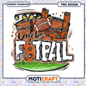 Ducks Football PNG Design for Instant Download Fun