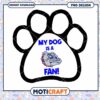 Dog Paw Print Design for Fans Instant Download PNG