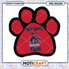 Dog Paw Print Design for Sports Fans in PNG Format