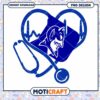 Devil Heart Stethoscope Medical PNG Design Download
