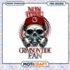 Crimson Tide Fan Non Toxic Skull Design PNG Download