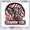 Crimson Tide Elephant Graphic PNG Instant Download Design