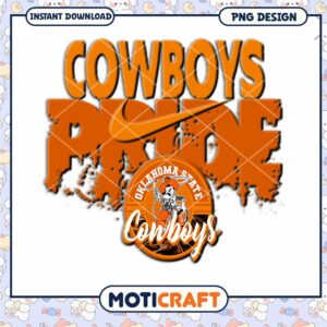Cowboys Pride PNG Design for Oklahoma State Fans