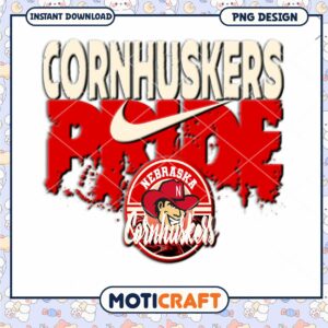 Cornhuskers Pride Instant Download PNG Graphic Design