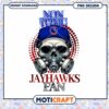 Cool Non Toxic Jayhawks Fan Skull PNG Design Download 2 Cool Non Toxic Jayhawks Fan Skull PNG Design Download
