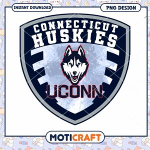 Connecticut Huskies UConn Logo PNG Instant Download Design