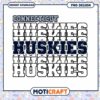 Connecticut Huskies PNG Design Instant Download Art