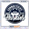 Connecticut Huskies Logo PNG Instant Download Design