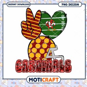 Colorful Cardinals PNG Design Instant Download Art