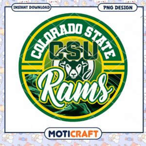Colorado State Rams Logo Instant Download PNG Design