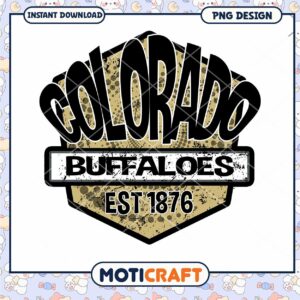 Colorado Buffaloes Vintage Logo Downloadable PNG Design