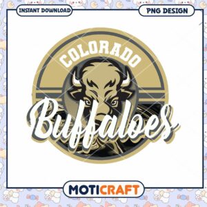 Colorado Buffaloes PNG Design Instant Download Art