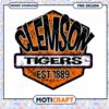 Clemson Tigers Vintage Logo PNG Instant Download Art