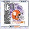 Clemson University Its in My DNA Football PNG Design